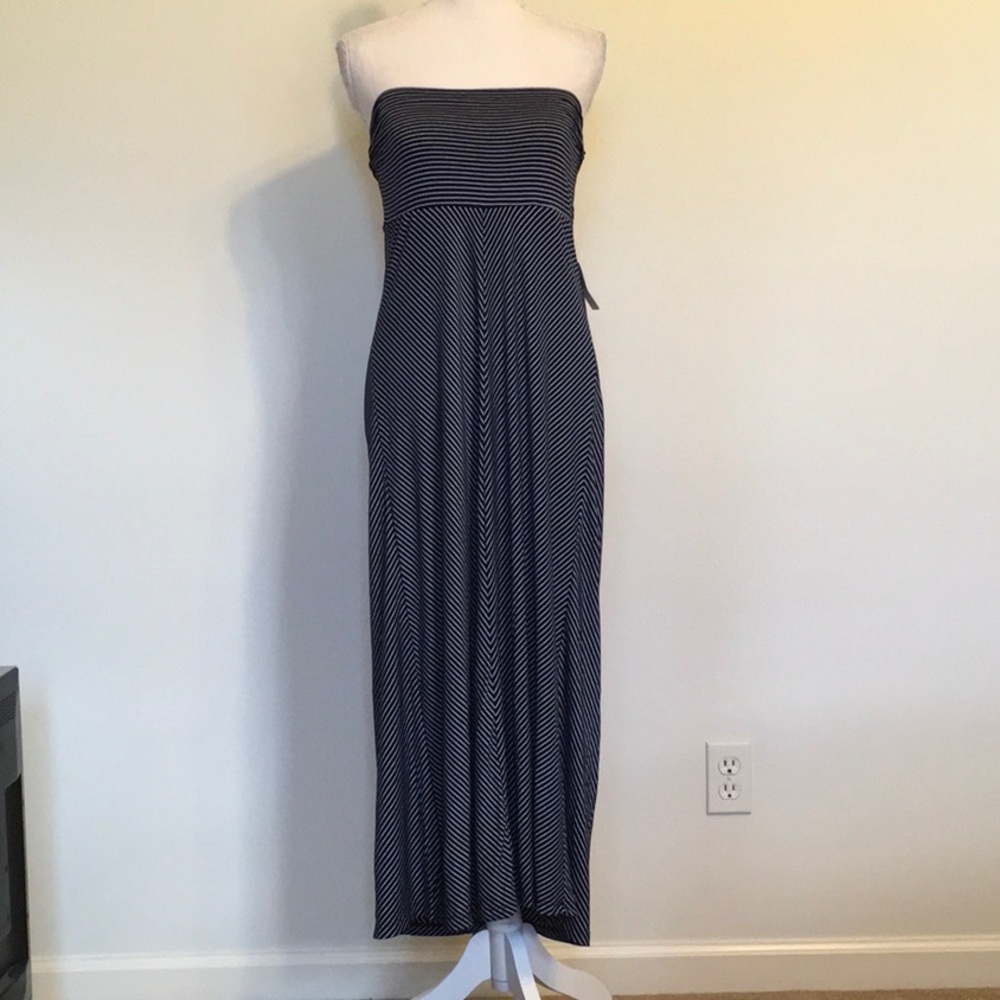 Motherhood Maternity Strapless Knit Maternity Maxi